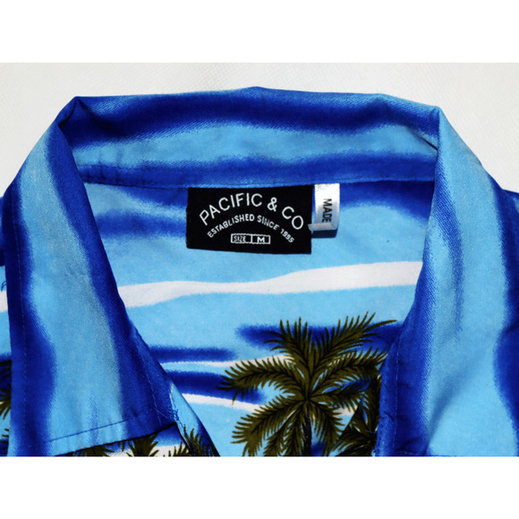 Pacific & Co Men's Short Sleeve Button‎ Front Shirt Size Medium - Picture 5 of 6